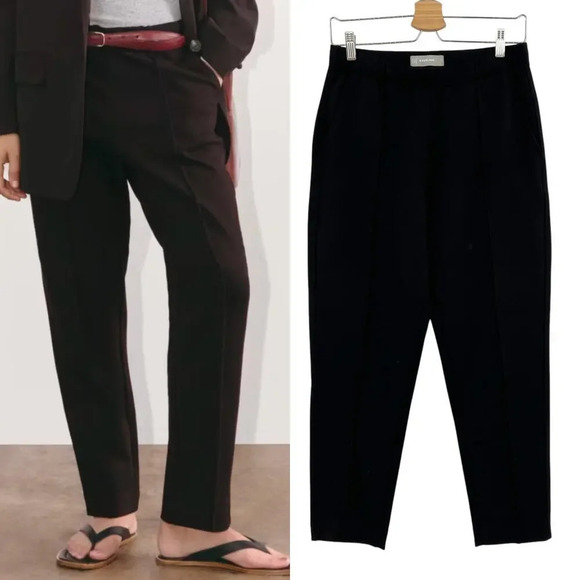 Everlane Pants - Everlane The Dream Pant in Black Elastic Waist Pull-On Knit Size‎ Small